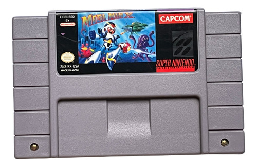 Id 140 Megaman X Original Snes Super Nintendo 