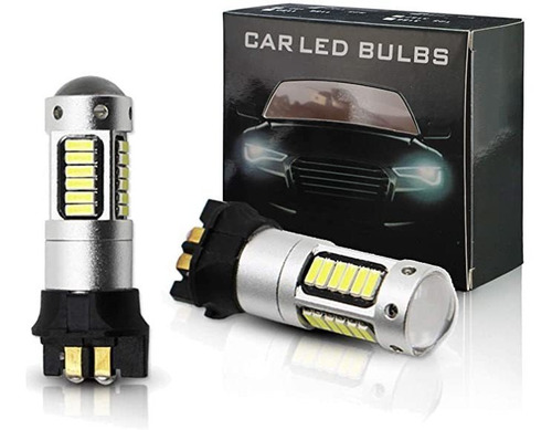 Ccautovie Led Bombillas Pw24w, 2pcs Canbus Obc Bulbos Pw24w