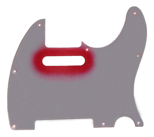 Pickguard Fender Spa 008-0234-000 Para Telecaster Paisley Color Celeste Transparente Diseño Liso