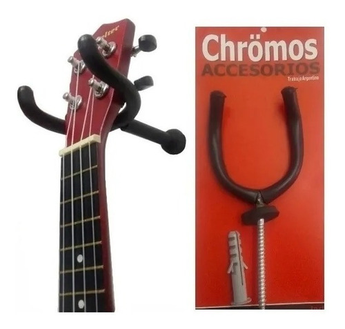 Soporte Para Pared Guitarra Ukelele Charango Con Tarugo