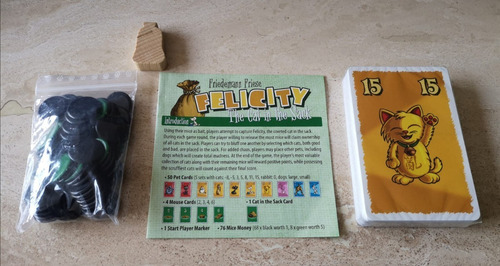 Felicity The Cat In The Sack De Friedeman Friese Gran Juego! (Usado)