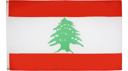 Az Flag Bandera Del Líbano 3x5 Pies Estandarte Libanés De De