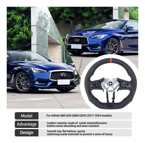 Zdlzcf Para Infiniti Q60 Q50 Qx50 Qx55 Relolo De Diversión D