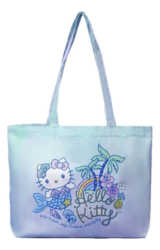Bolsa Hello Kitty Shein Usa De Lona