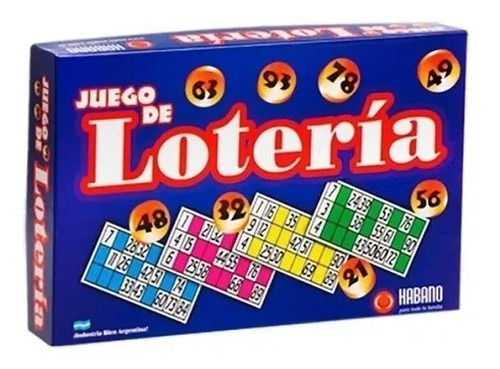 Juego De Lotería Familiar Habano Casa Valente