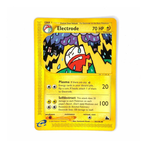 Electrode 36/144 - Carta Original Pokémon Skyridge 2003