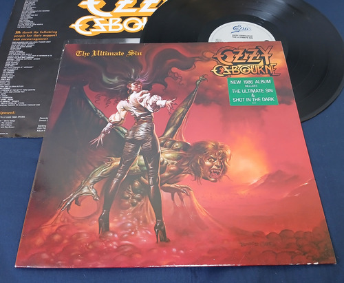 Lp Ozzy Osbourne - The Ultimate Sin (importado De Época) Estandar (Usado)