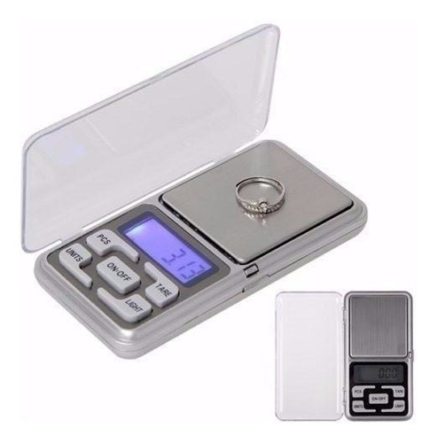 Balanza Digital De Precision 500g / 0.1g Lcd C/ Luz Portable