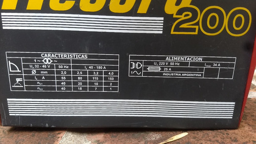 Soldadora Electrica Record 200 Electrodo