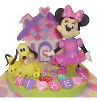 Comprar Mickey Minnie Pluto Daisy Adorno Torta En Porcelana Fría