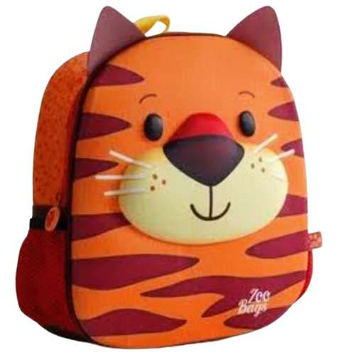 Mochila Escolar Animales Zoo Preescolar Con Luz 3d