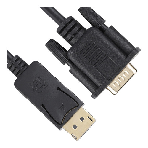 Adaptador Convertidor De Cable Displayport Dp A Vga De 1 8 M