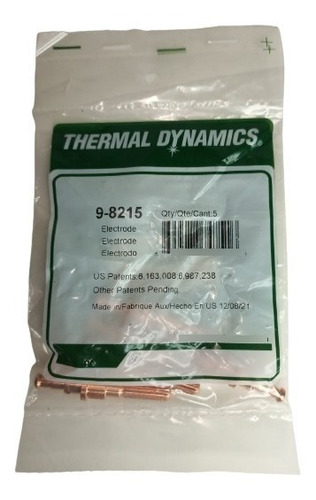 Paq Electrodos De Plasma Thermal Dynamics 9-8215 