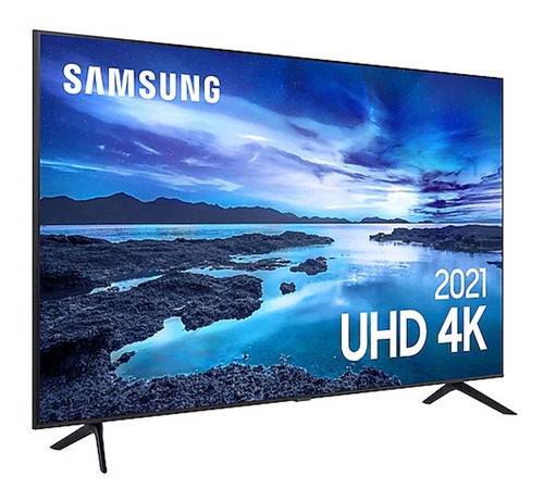 Imagem 1 de 9 de Smart Tv Crystal 4k Un50au7700gxzd 50 Hdr Wifihdmi Samsung