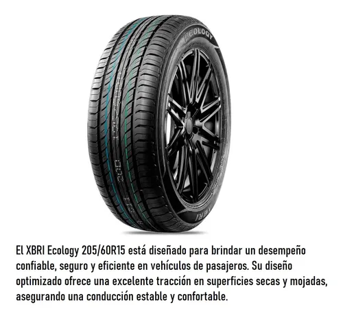 Neumatico 205/60 R15 91v Xbri Ecology | MercadoLibre