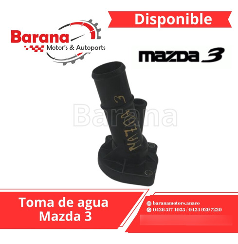 Toma De Agua Mazda 3