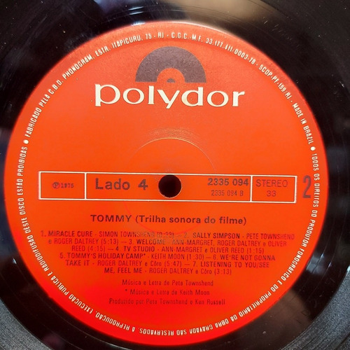 Imagem 8 de 8 de Vinil Lp The Who Tommy The Movie Duplo