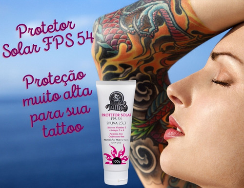 Imagem 3 de 3 de Protetor Solar Para Tatuagem - Alta Proteção