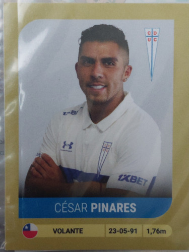 Lámina Álbum Campeonato Nacional 2023 Cesar Pinares Uc