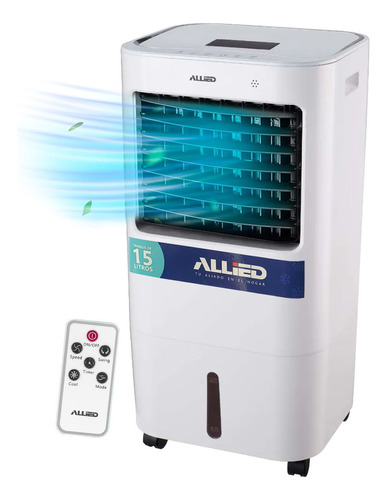 Enfriador De Aire Allied Portatil 70w 15lts Control Dimm