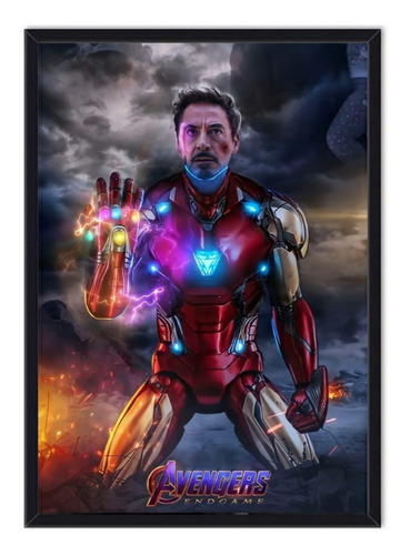 Cuadro Enmarcado - Póster Avengers - Ironman 