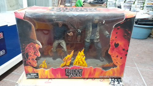 Figura Freddy Vs Jason Neca Box Set Abierto