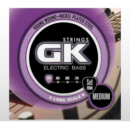 Encordado Bajo Electrico 4 Cuerdas 045-105 Gk 2080 Medium