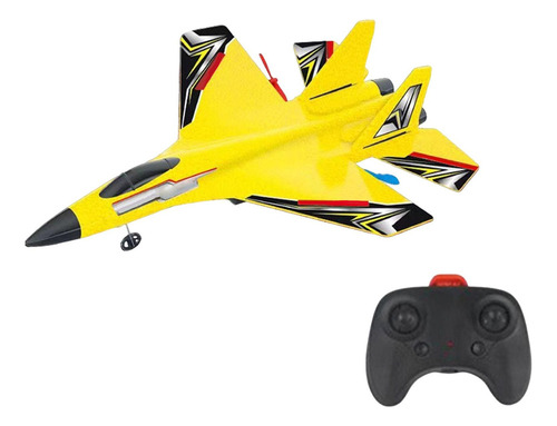 Aeronave A Jato De Controle De Rádio Fx622 2 Amarelo