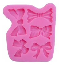 Comprar Molde Silicona Moños Lazos X5 Fondant Porcelana Chocolate