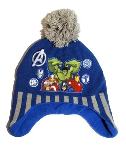 Gorro Lana Disney Avengers Clandy Invierno Niños Marvel