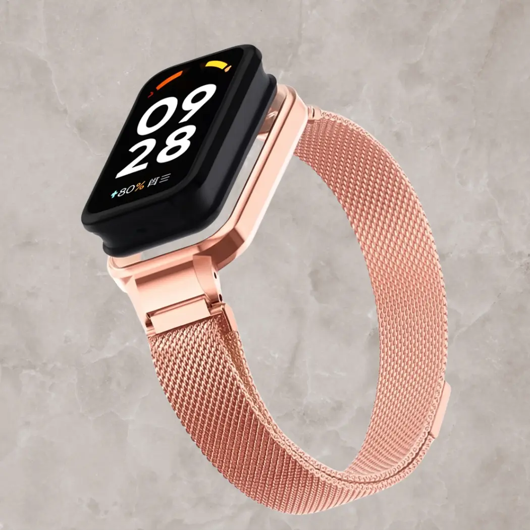 Pulseira De Metal Para Xiaomi Smart Mi Band 8 Active Band 2 DM ACESSÓRIOS