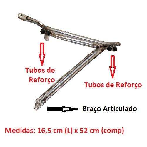 Imagem 4 de 4 de Bagageiro Garupa Traseiro Bike 24 A 26 Aço Ref. Pint. Prata