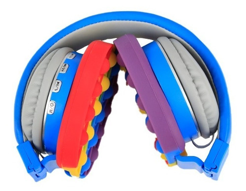Imagen 3 de 6 de Audifonos Bluetooth Pop It Push Fidget Inalambrico Colores
