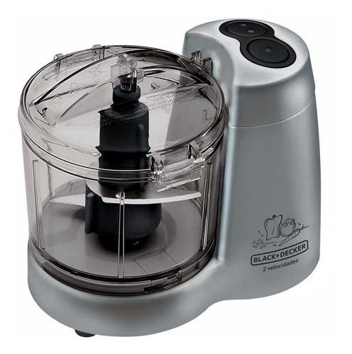 Miniprocessador De Alimentos Black+decker Hc32p-b2 220v Prateado