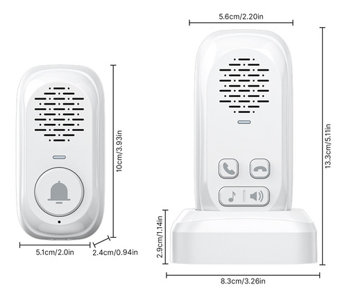 Doorbell Rf433 Wireless Intercom Chime 1 Inside Sensor 984ft