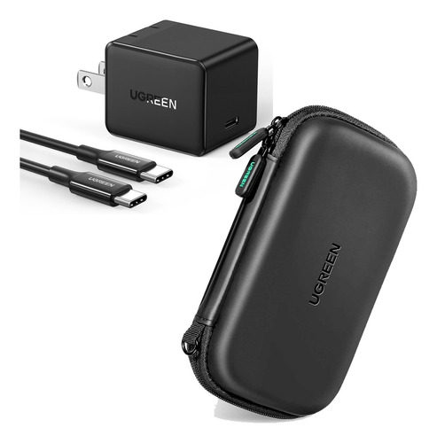 Pack Cargador Carga Rapida Usb-c + Bolso Organizador Ugreen