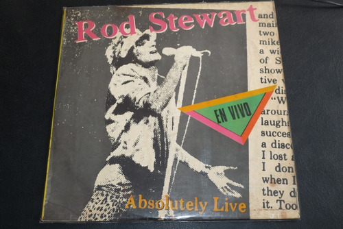 Jch- Rod Stewart En Vivo Absolutely Live Album 02 Lp Rock