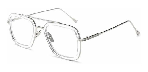 En Stock Abfa Shop Lentes Stark Avengers Transparente Plata