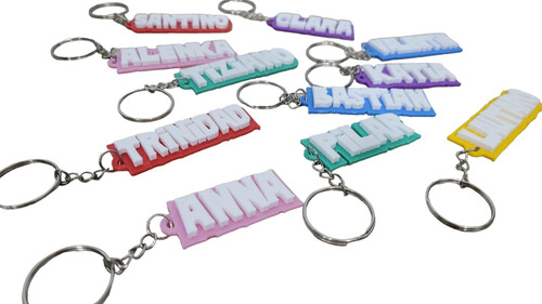 Llavero Express En 24hs Personalizados X 40 Unidades Mayúsculas Titanes