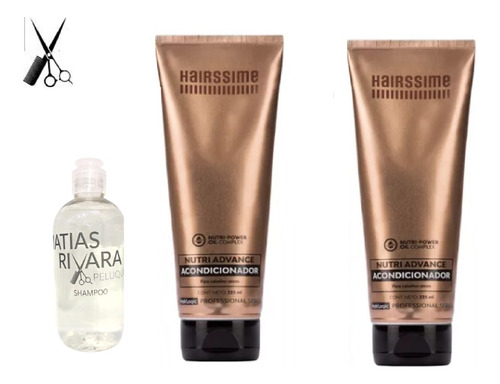 Hairssime Acondicionador Nutri Advance 2 X  + Shampo Mrivara