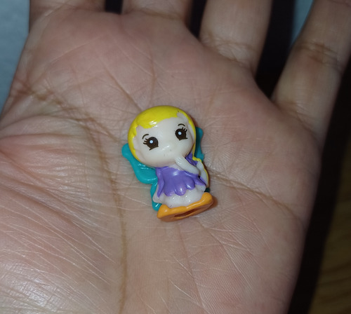 Mini Figura Squinkies Hada Alas Verdes (Usado)