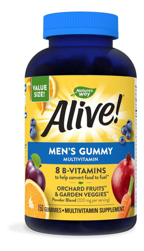 ¡la Naturaleza Esta Viva! Multivitaminas Gomosas For Men