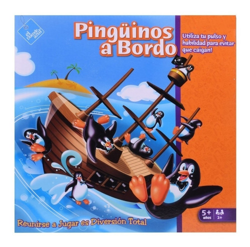 Juego De Mesa Pinguinos A Bordo De Equilibrio El Duende Azul