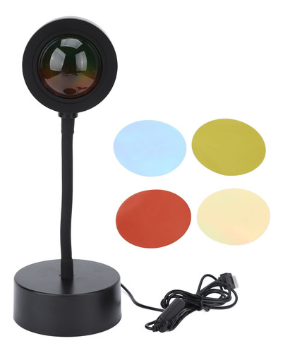 Proyector Night Rgb Que Cambia De Color, Proyección De 5 Col