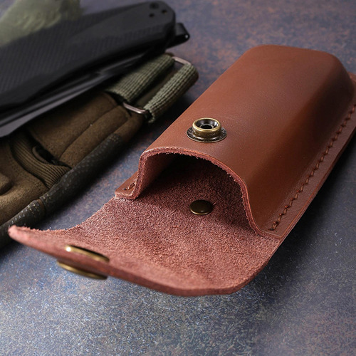 2 Funda Para Bolsa De Cuchillo, Funda De Cuero, Funda