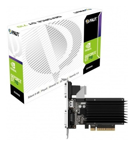 Placa De Video Nvidia Palit Gt 710 2gb Ddr3 Hdmi 