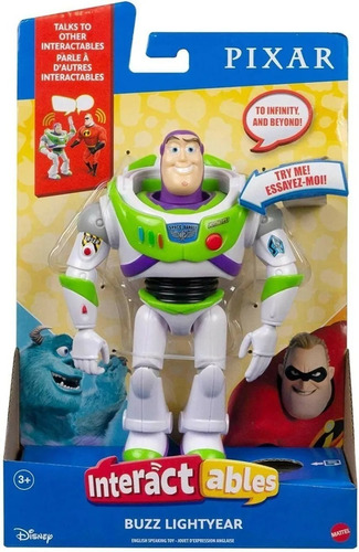 Figura Toy Story Interactables Buzz Lightyear En Español 