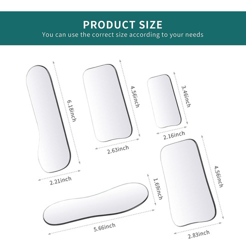 5 Pack Espejo Intraoral Dental Profesional Oclusal Reflector
