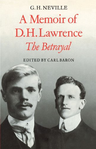 Libro A Memoir Of D. H. Lawrence De Carl Baron Cambridge Uni