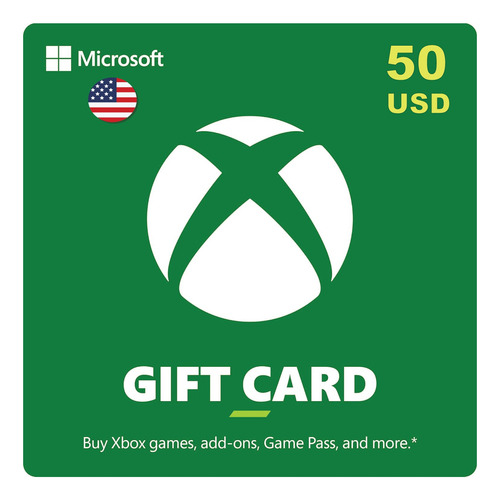 50 Xbox 50 Gift Card Xbox One Xbox Series X 360 